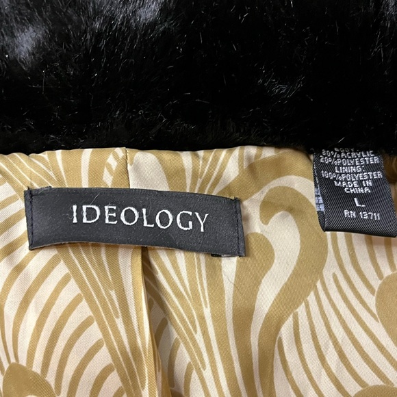 Ideology black Faux Fur Jacket - Picture 8 of 9